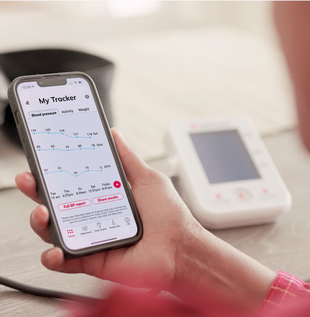 Hello Heart Blood Pressure Monitor Reviews Hello Heart makes it simple & fun to manage your blood pressure